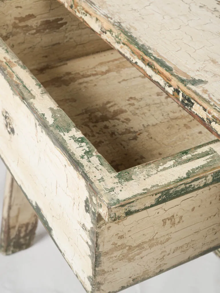 Small late 19th-century painted side table 30¼"