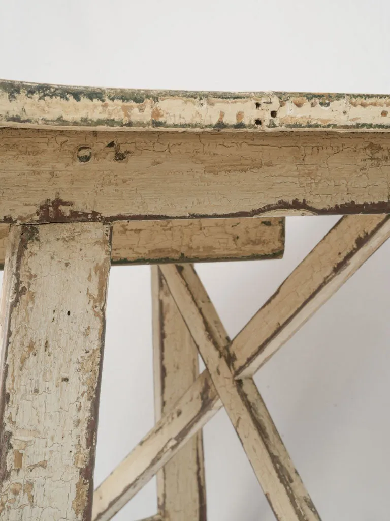 Small late 19th-century painted side table 30¼"