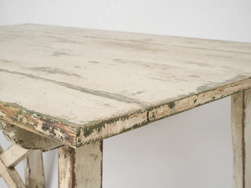 Small late 19th-century painted side table 30¼"