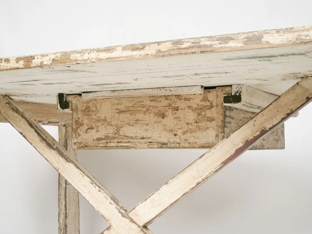 Small late 19th-century painted side table 30¼"