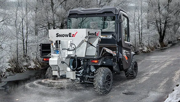 SnowEx HELIXX Compact Stainless Steel Hopper Spreader
