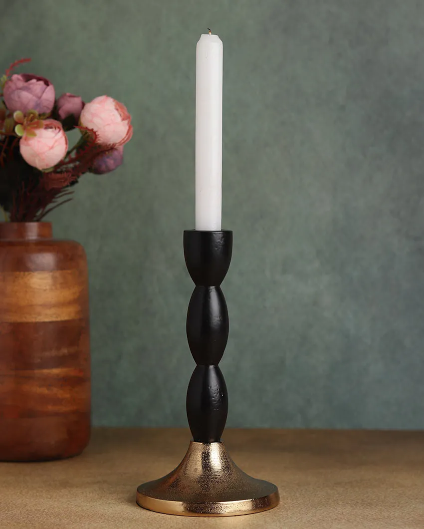Spiral Aluminum Candle Holder | 3 x 7 inches
