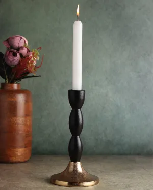 Spiral Aluminum Candle Holder | 3 x 7 inches