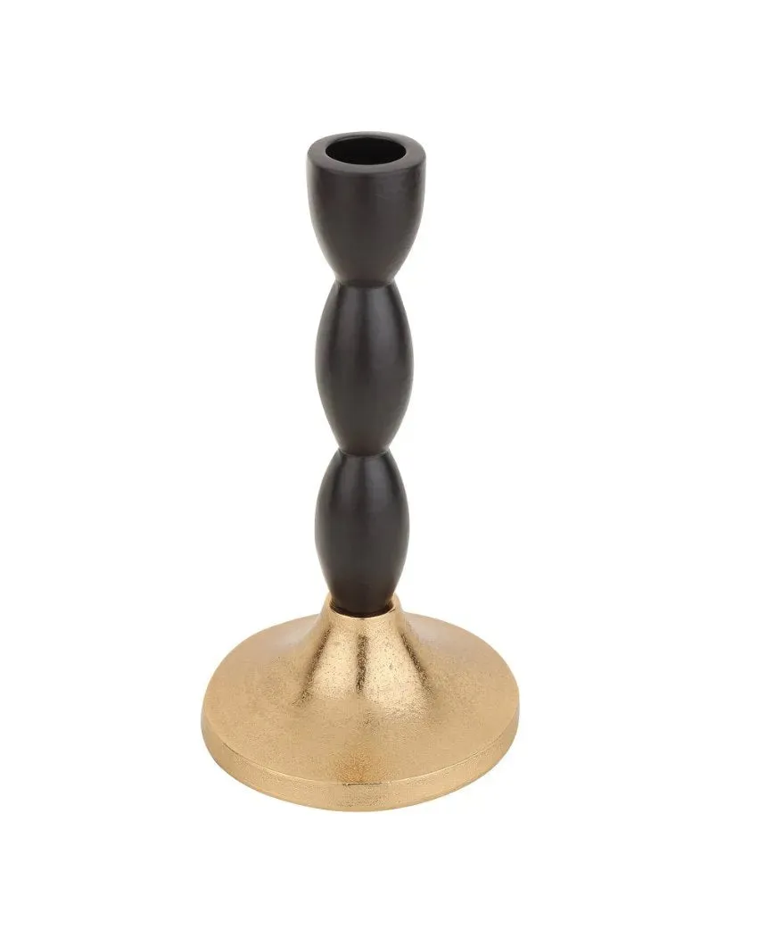 Spiral Aluminum Candle Holder | 3 x 7 inches