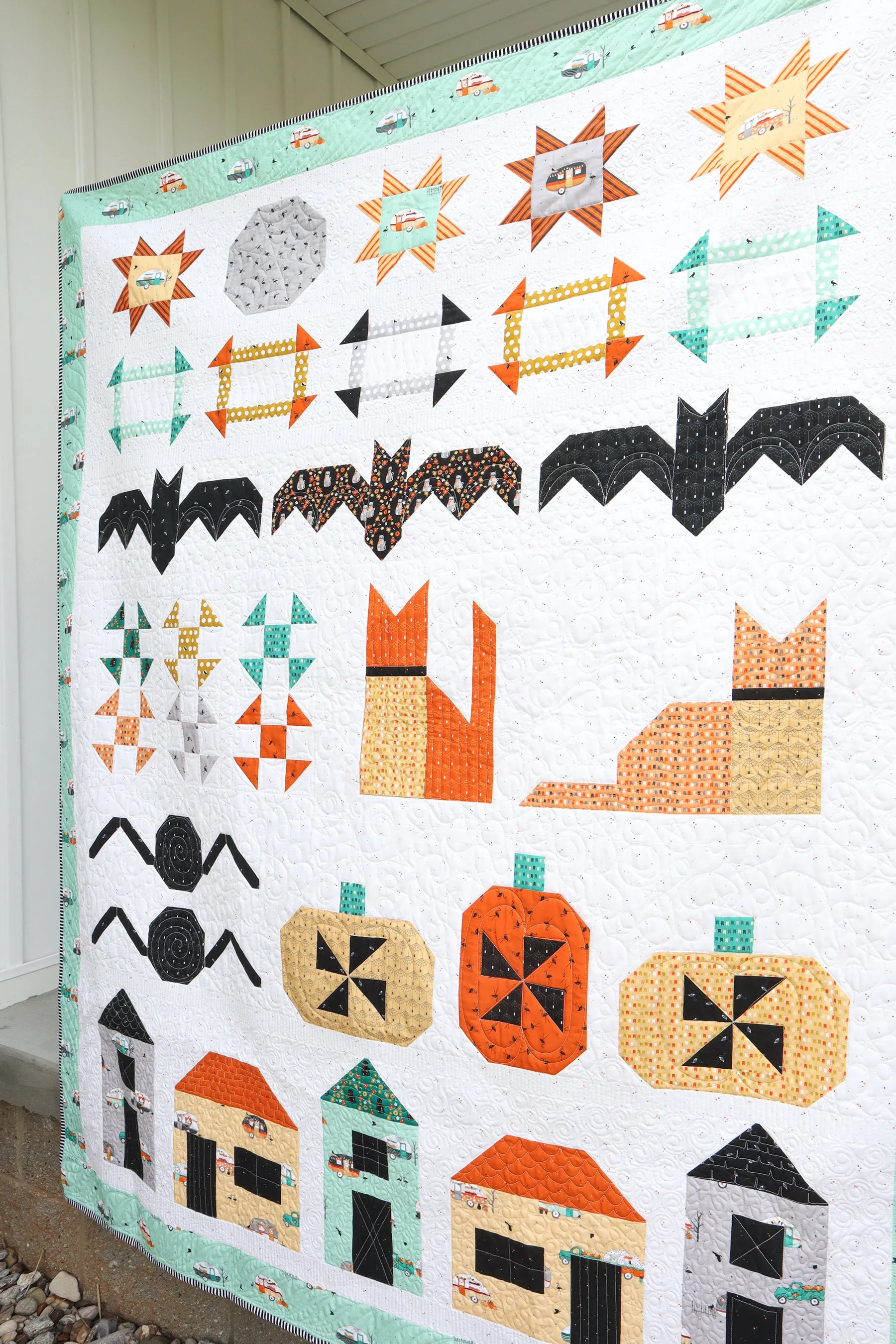 Spooky Lane Quilt Paper Pattern