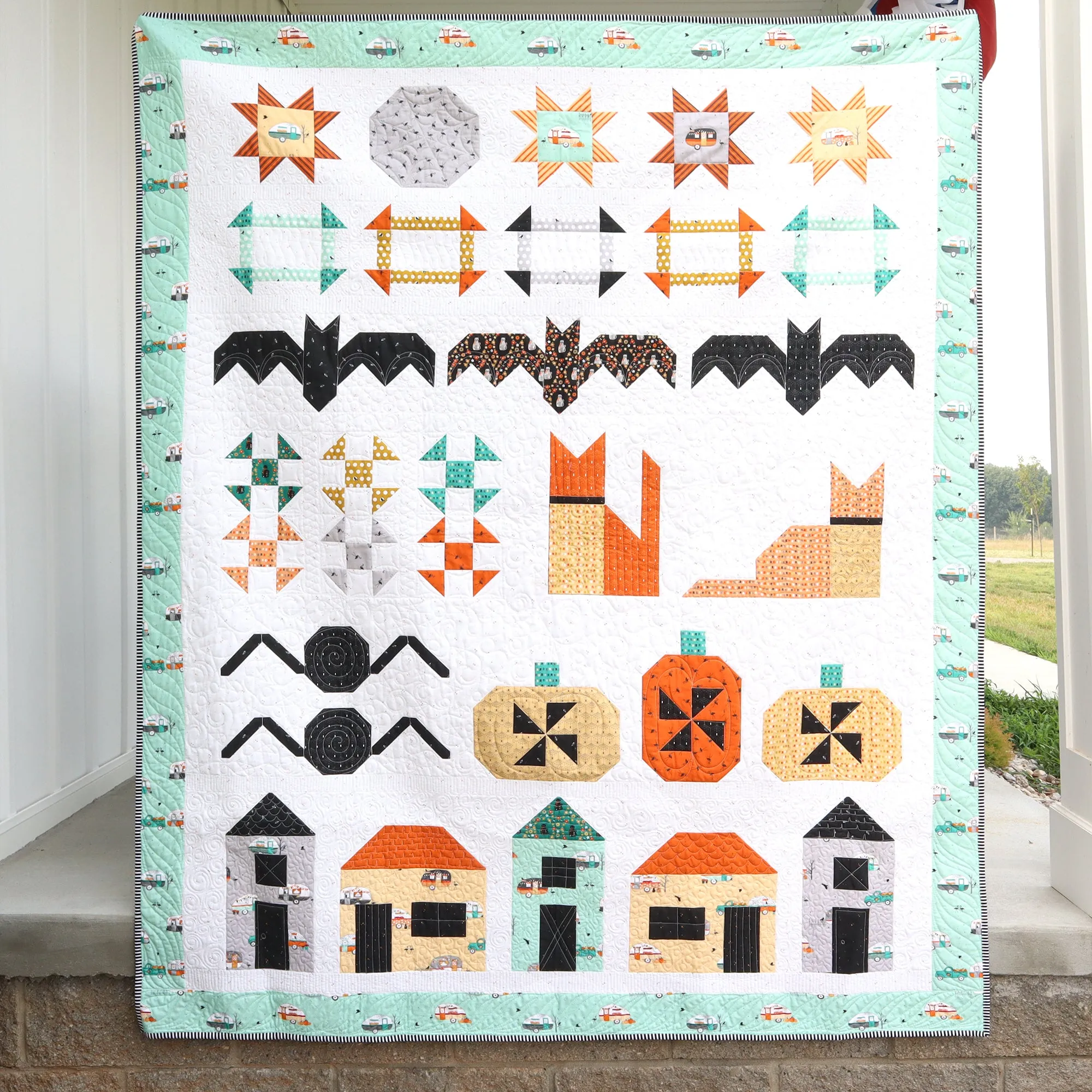 Spooky Lane Quilt Paper Pattern