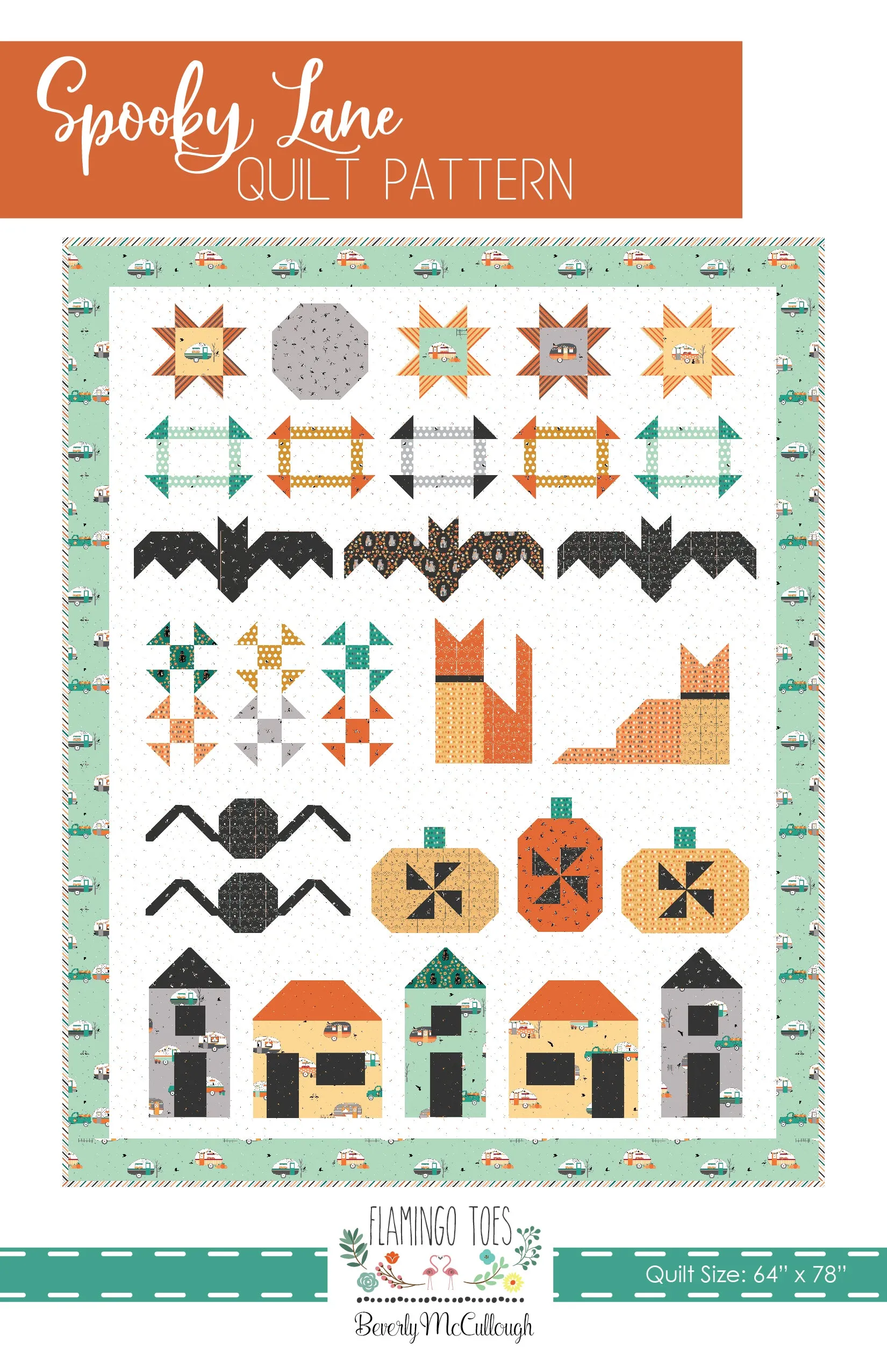 Spooky Lane Quilt Paper Pattern