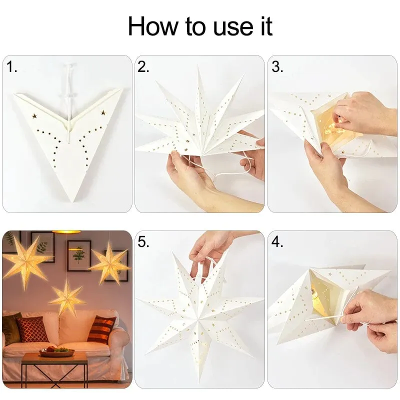 The Magic of Star Paper Lanterns for Exceptional Christmas Decor