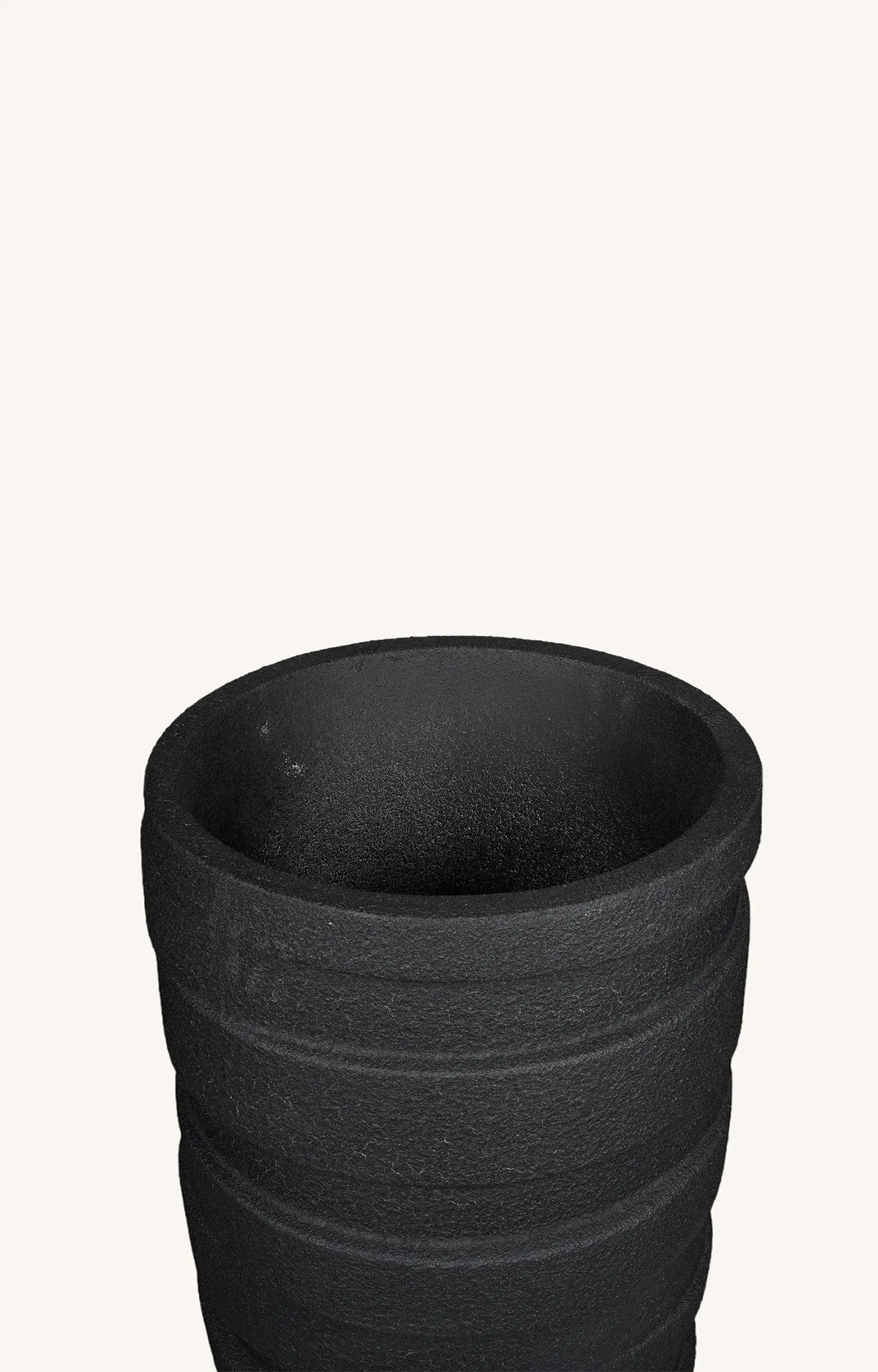 The Sleek Black Planter Set