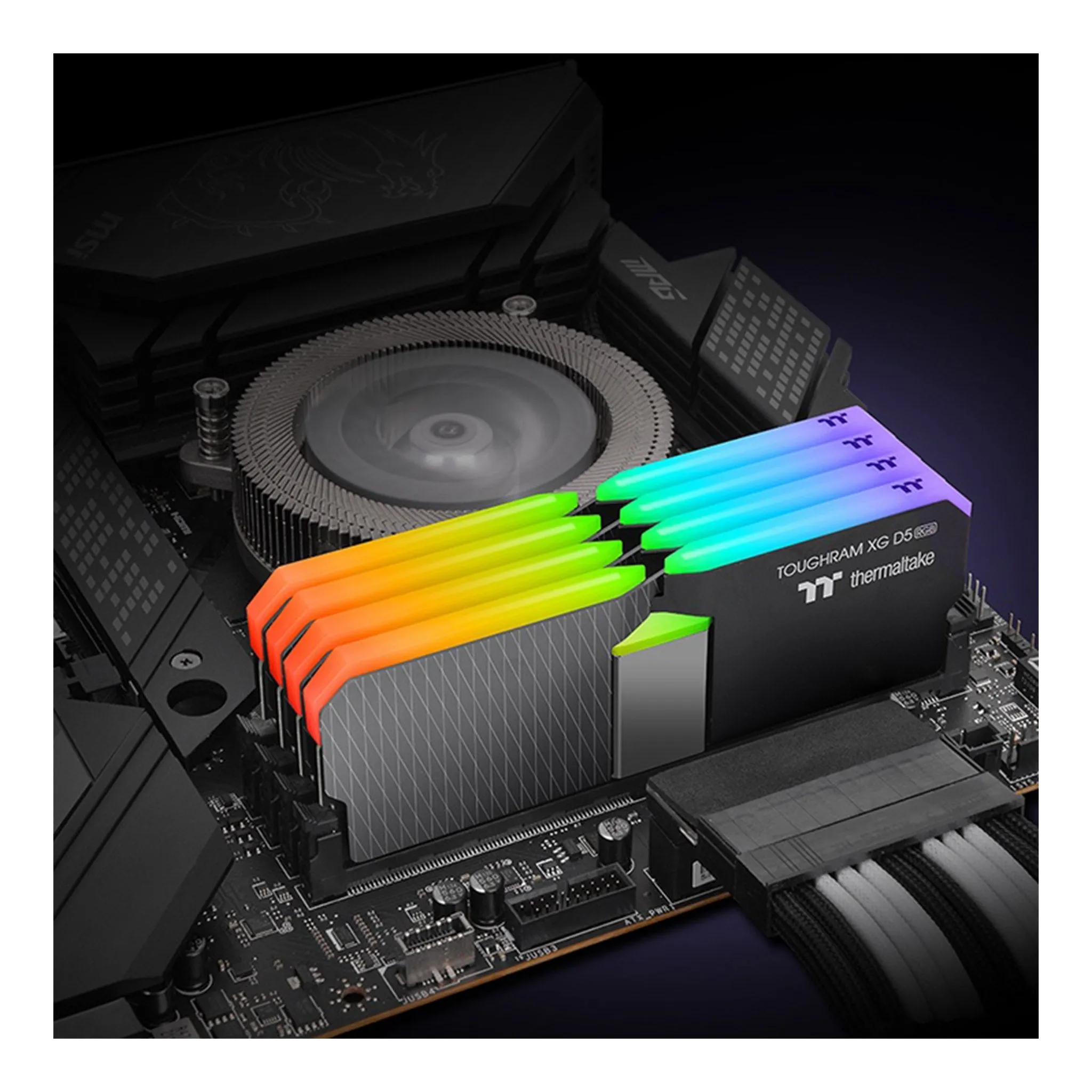 Thermaltake RG33D516GX2-6000C36B 32GB (16GB x2) TOUGHRAM XG RGB D5 DDR5 C36 Memory Kit
