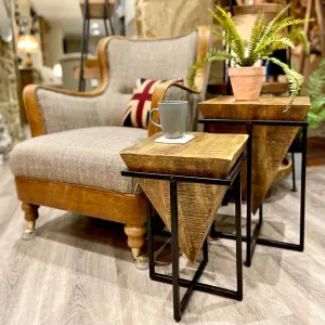 Tutan Pyramid Side Tables
