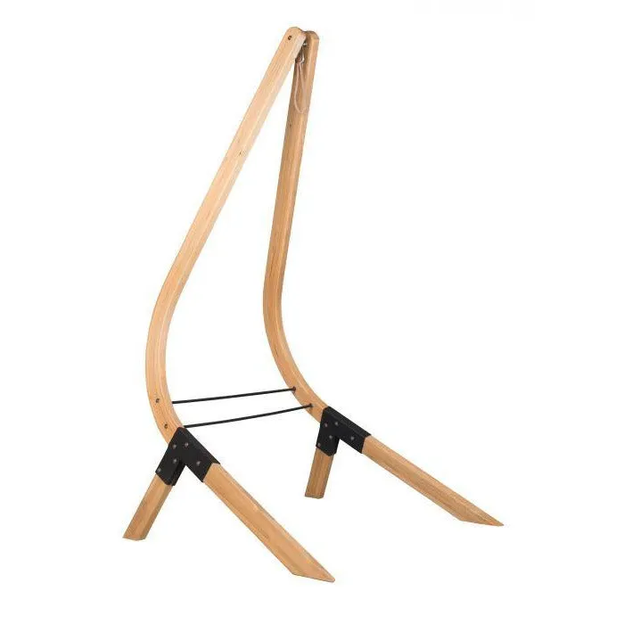 Vela Hammock Stand , Spruce Wood, for La Siesta Lounger Hammock Chairs - Caramel