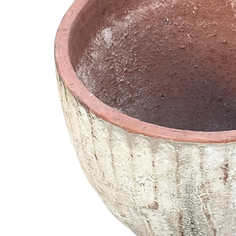 Vietnamese Low Ribbed Planter - Small