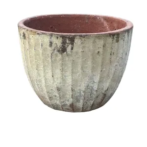Vietnamese Low Ribbed Planter - Small