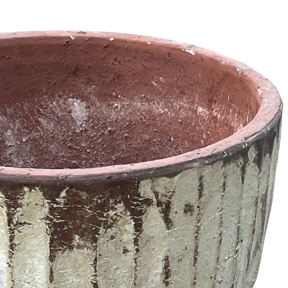 Vietnamese Low Ribbed Planter - Small