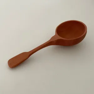 vintage shaped sao wood coffee or tea scoop