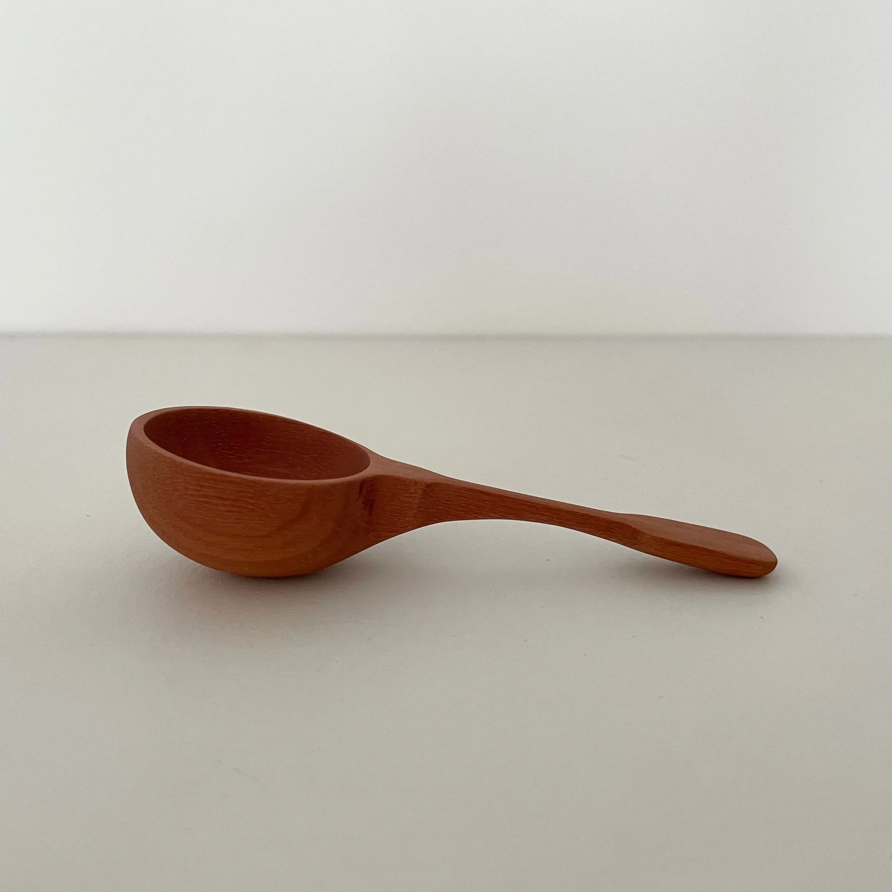 vintage shaped sao wood coffee or tea scoop